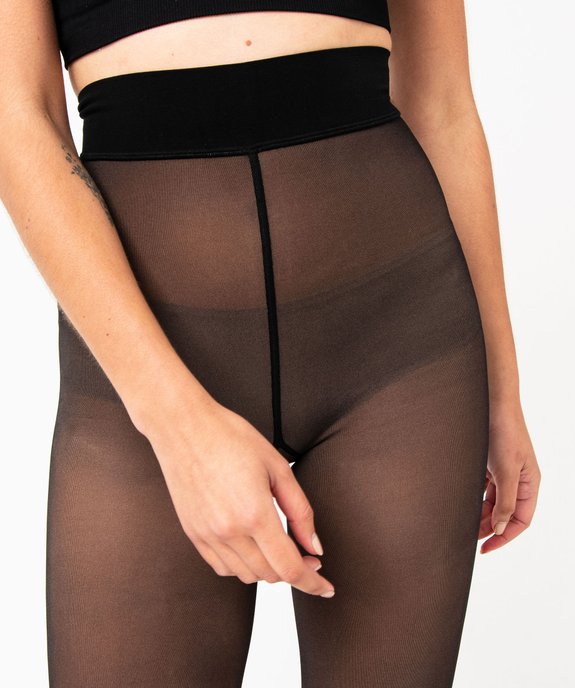 Collant chaud et transparent femme - Thermo Dim vue2 - DIM - GEMO