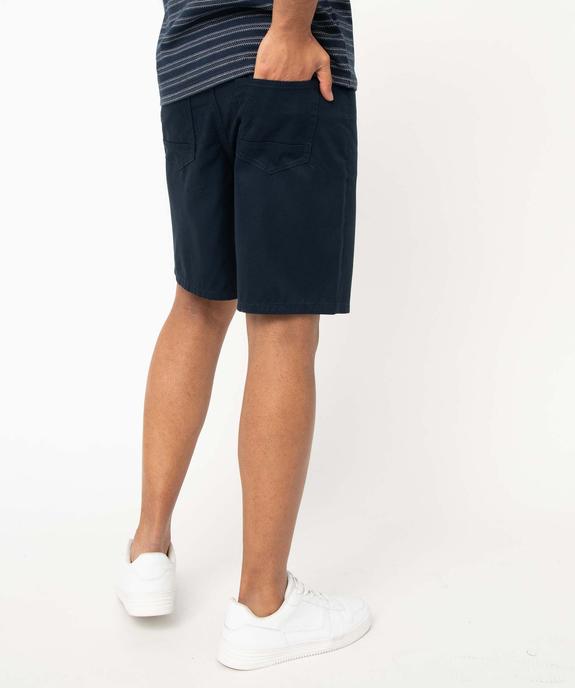 Bermuda homme en maille fine et fluide vue3 - GEMO 4G HOMME - GEMO
