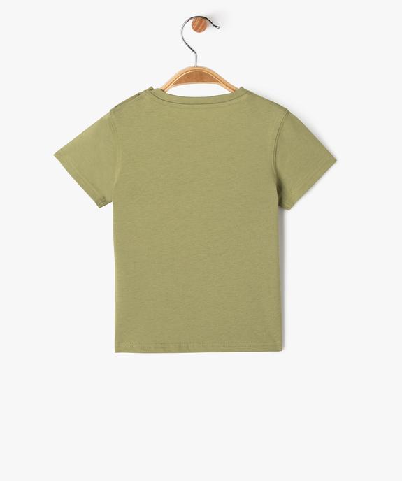 Tee-shirt à manches courtes avec motif estival bébé garçon - GEMO 4G BEBE Tee-shirt à manches courtes avec motif estival bébé garçon vue4 - GEMO 4G BEBE - GEMO