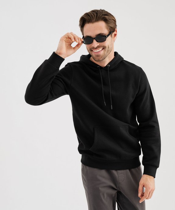 Sweat à capuche intérieur molletonné homme vue6 - GEMO 4G HOMME - GEMO