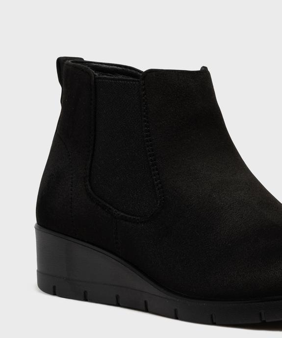 Boots confort à talon compensé femme vue6 - G'FLEX - GEMO