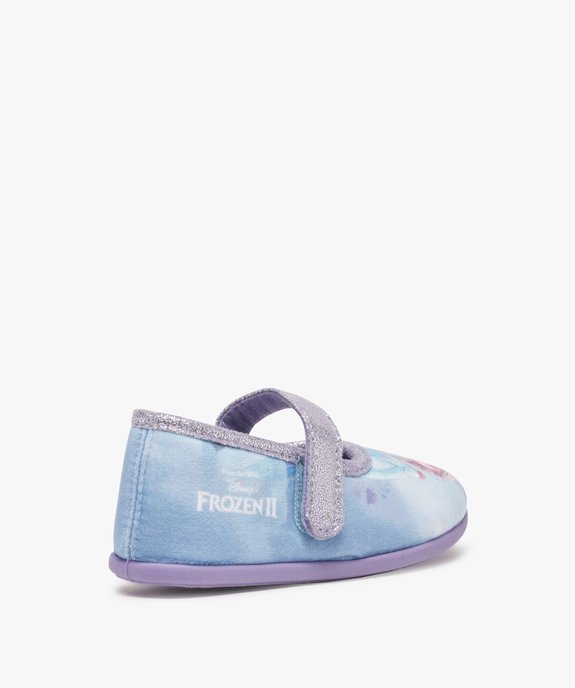Chaussons fille en forme de ballerines Reine des Neige vue4 - REINE DES NEIGE - GEMO