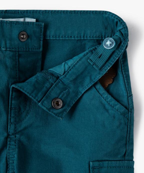 Short bébé garçon extensible look baroudeur vue3 - GEMO(BEBE DEBT) - GEMO