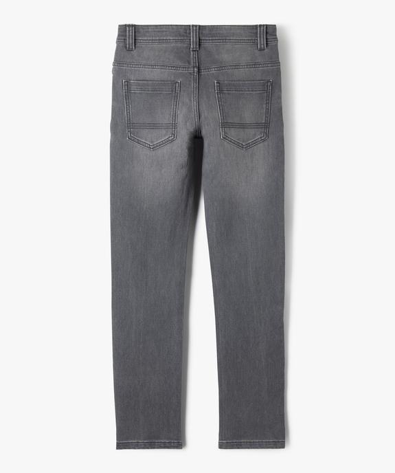 Jean coupe slim taille ajustable garçon vue6 - GEMO (JUNIOR) - GEMO