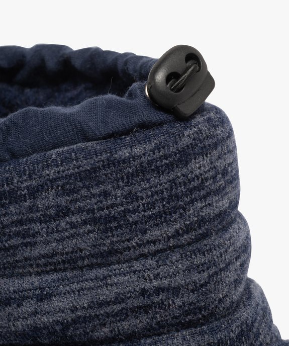 Chaussons bottillons en maille doublés sherpa homme vue6 - GEMO(HOMWR FEM) - GEMO