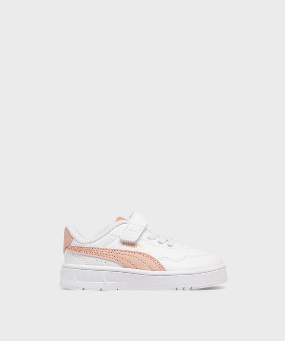 Baskets Court Lally AC fermeture scratch bébé fille - Puma vue1 - PUMA - GEMO