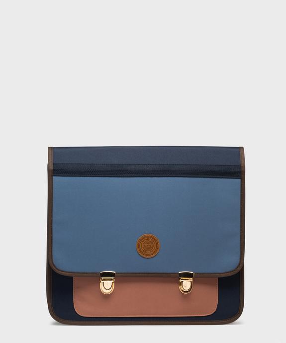 Cartable tricolore garçon vue1 - GEMO (ACCESS) - GEMO