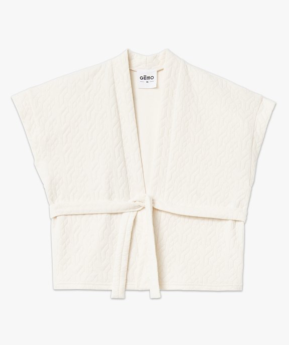 Veste en maille sans manches femme vue4 - GEMO(FEMME PAP) - GEMO