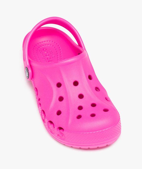 Sabots souples fille unis avec perforations Baya - Crocs vue5 - CROCS - GEMO