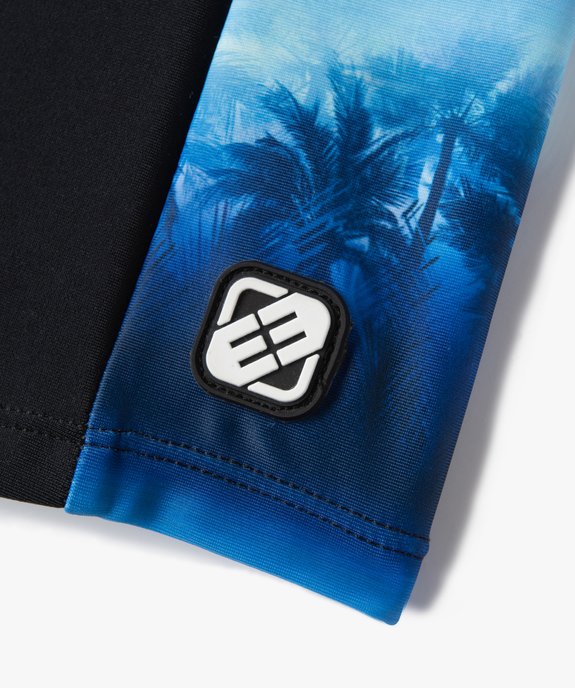 Shorty de bain garçon à motifs palmiers - Freegun vue3 - FREEGUN - GEMO