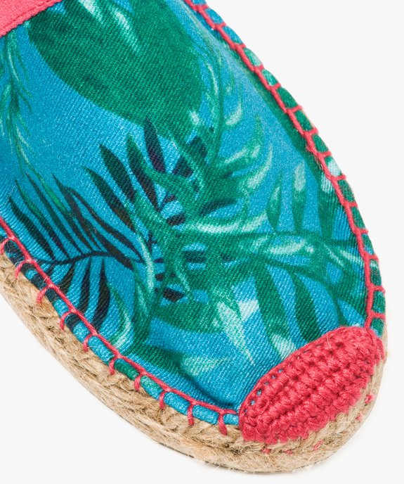 Espadrilles imprimé tropical vue6 - GEMO (PLAGE) - GEMO