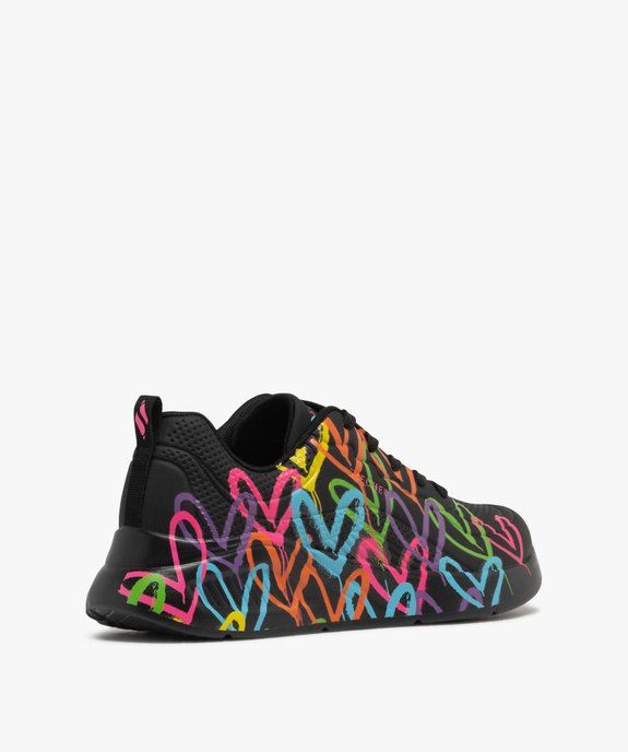 Basket motifs coeurs à lacets femme - Skechers X JGoldcrown vue4 - SKECHERS - GEMO