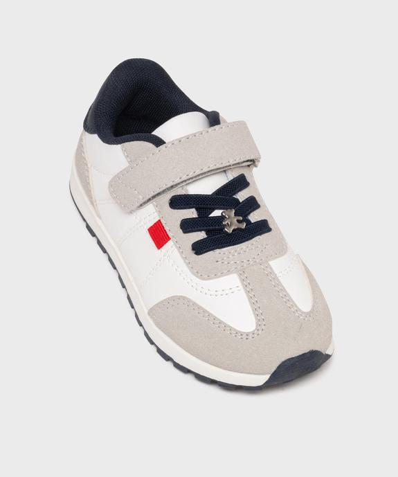 Baskets à scratch multi-matières garçon - LuluCastagnette vue5 - LULUCASTAGNETTE - GEMO