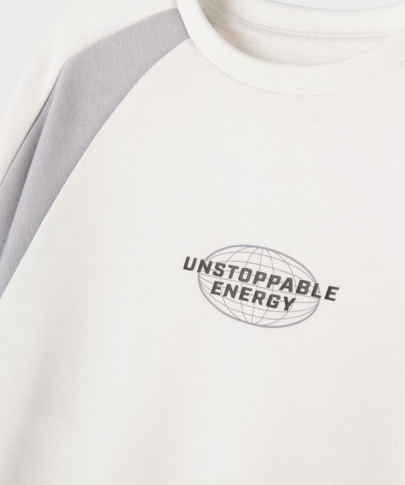 Sweat de sport tricolore garçon vue2 - GEMO (ENFANT) - GEMO