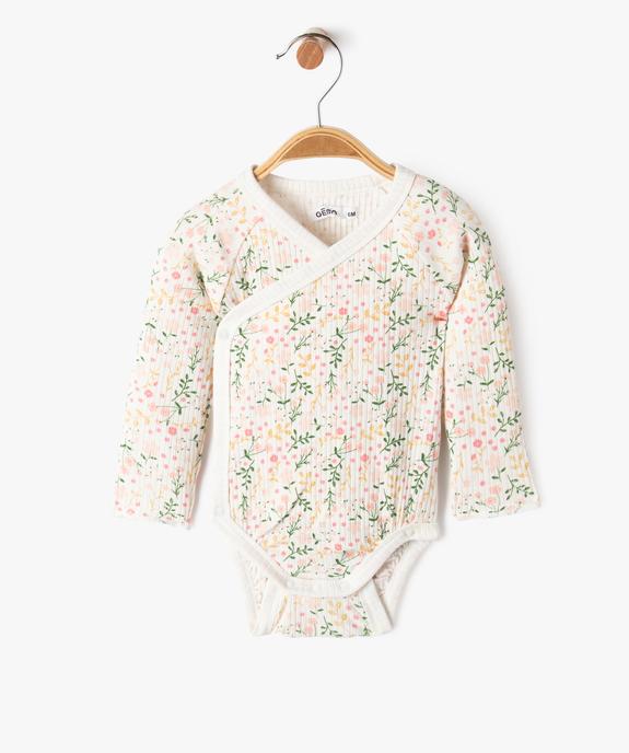 Ensemble naissance évolutif 3 pièces  : body, legging et bonnet vue2 - GEMO(BB COUCHE) - GEMO