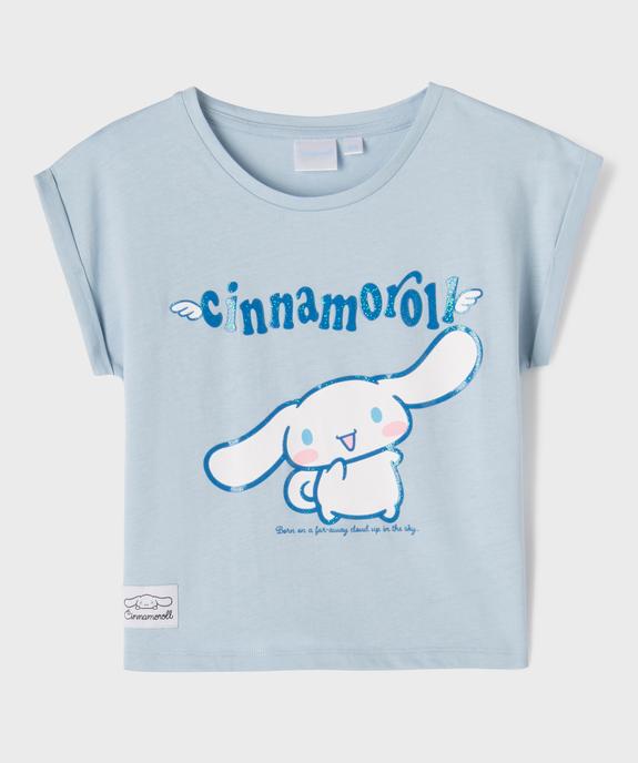 Tee-shirt manches courtes loose imprimé fille - Cinnamoroll  vue1 - CINNAMOROLL - GEMO