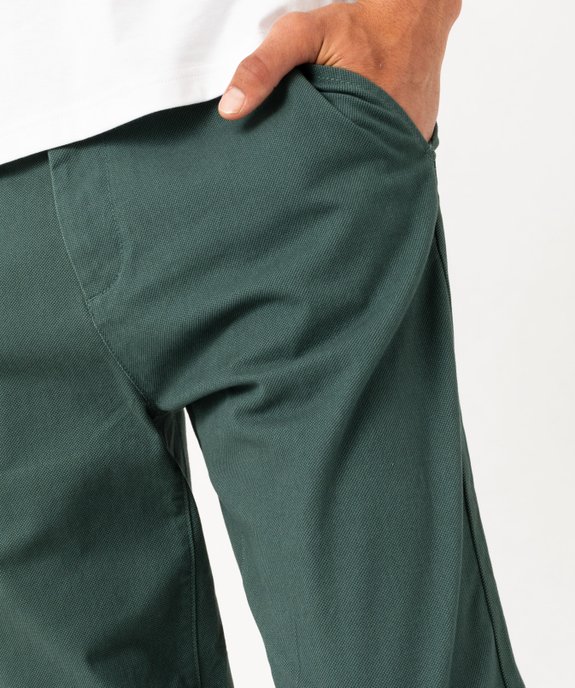 Pantalon chino coupe Slim en coton homme vue2 - GEMO 4G HOMME - GEMO