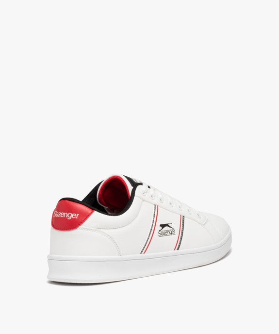 Baskets homme rétro à lacets et bandes colorées - Slazenger vue5 - SLAZENGER - GEMO