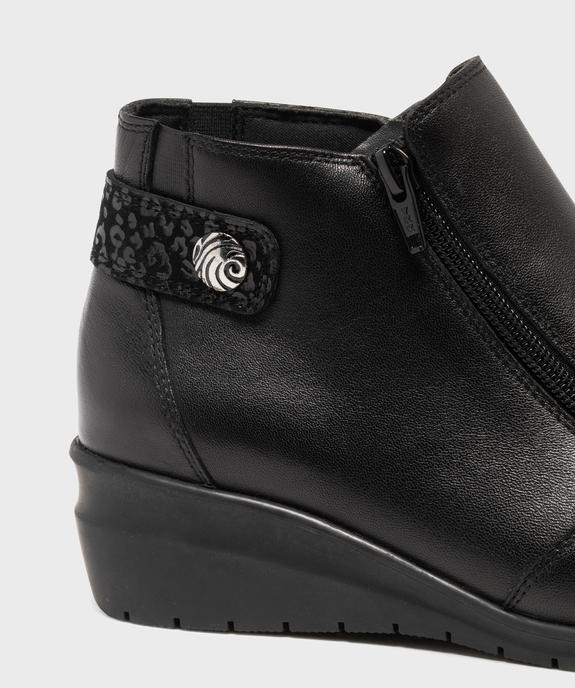 Chaussures montantes confort avec double zip femme vue6 - G'FLEX GEMO FOR GOOD - GEMO