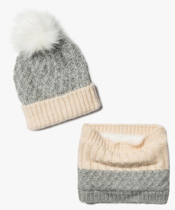 Ensemble d'accessoires avec bonnet et écharpe snood pour fille  - GEMO