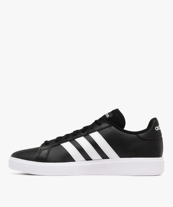 Baskets Grand Court Base style rétro homme - Adidas vue3 - ADIDAS - GEMO