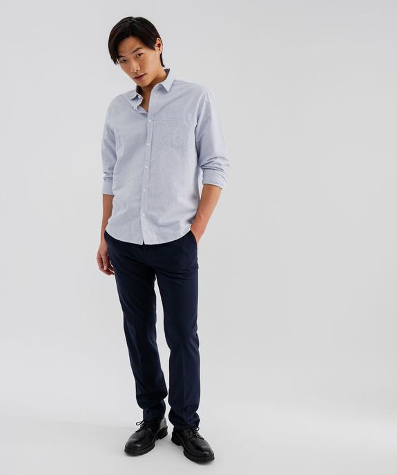 Pantalon de costume coupe slim en toile extensible homme vue4 - GEMO 4G HOMME - GEMO