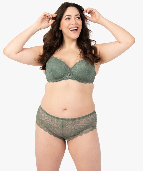 Shorty femme grande taille en dentelle vue3 - GEMO(HOMWR FEM) - GEMO
