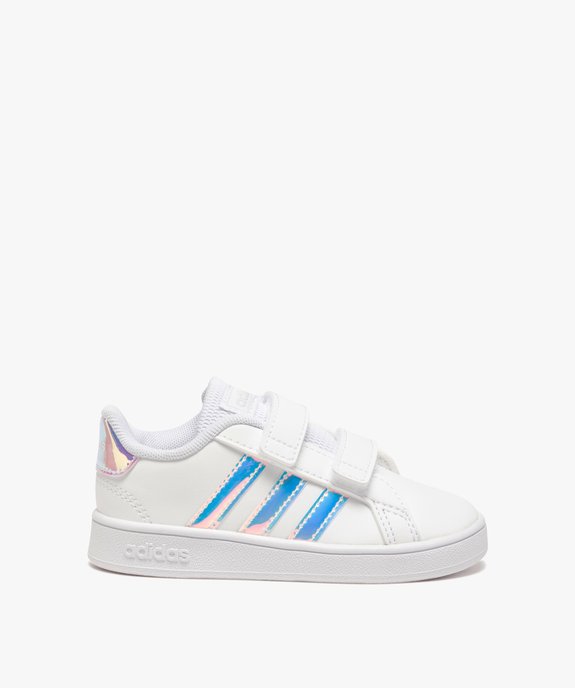 Baskets bébé détails irisés – Adidas Grand Court vue1 - ADIDAS - GEMO