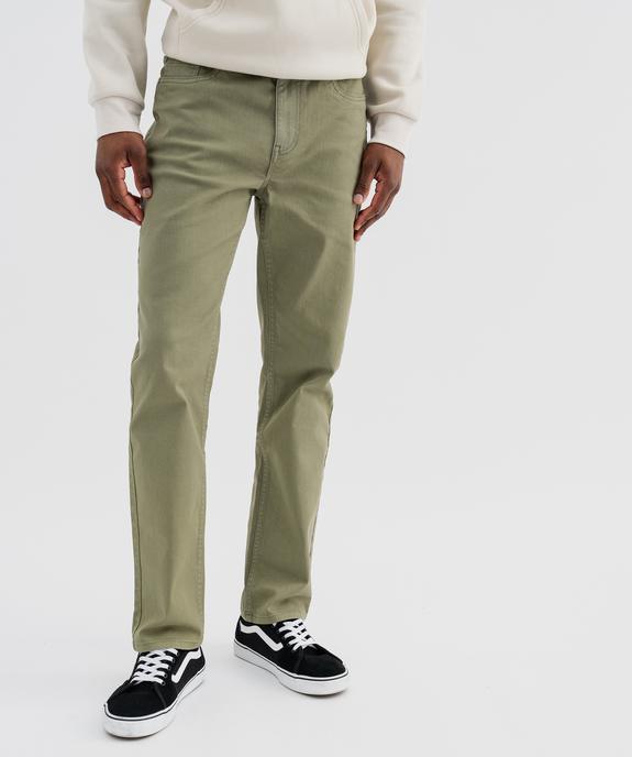 Jean Straight coloré homme vue1 - GEMO 4G HOMME - GEMO
