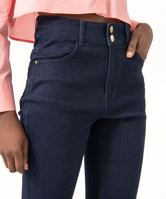 Jean Bootcut taille haute effet push-up femme vue2 - GEMO 4G FEMME - GEMO