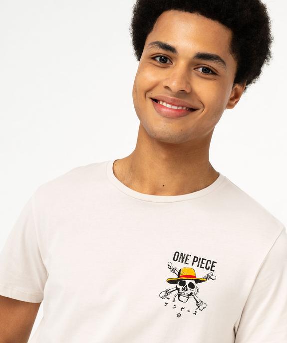 Pyjashort en coton imprimé homme - One Piece vue2 - ONE PIECE - GEMO