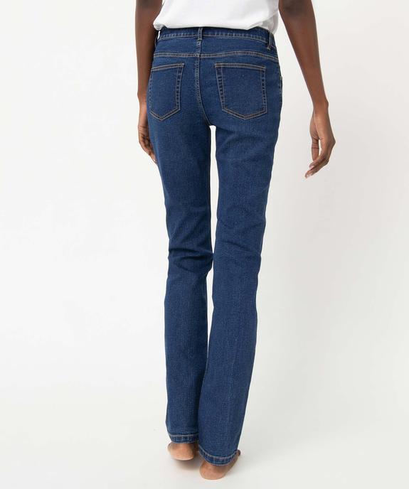Jean femme coupe Regular stretch - L30 vue3 - GEMO 4G FEMME - GEMO