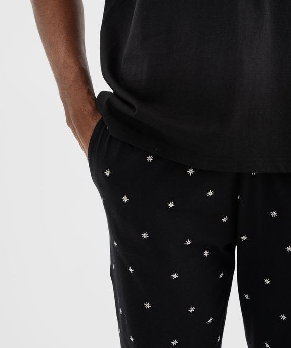 Pantalon de pyjama à motifs étoiles mixte vue5 - GEMO 4G FEMME - GEMO