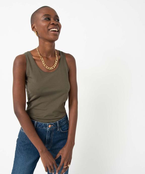 Débardeur femme uni col rond vue1 - GEMO(FEMME PAP) - GEMO