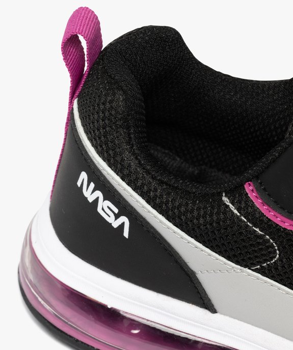 Baskets femme running en mesh avec semelle à bulle d'air translucide - Nasa vue7 - NASA - GEMO