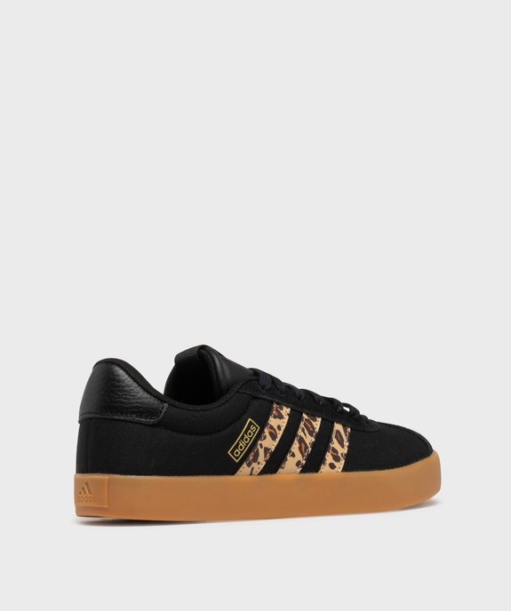 Baskets à lacets VL Court suède femme - Adidas vue4 - ADIDAS - GEMO