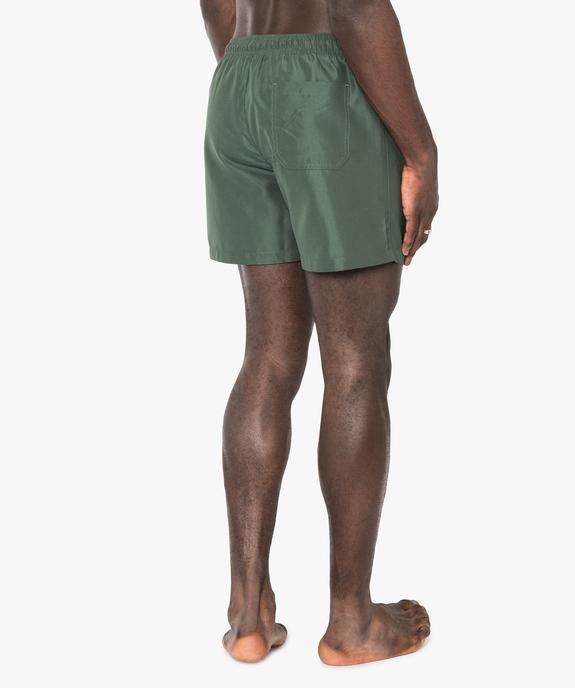 Maillot de bain homme forme short toucher doux vue3 - GEMO (PLAGE) - GEMO