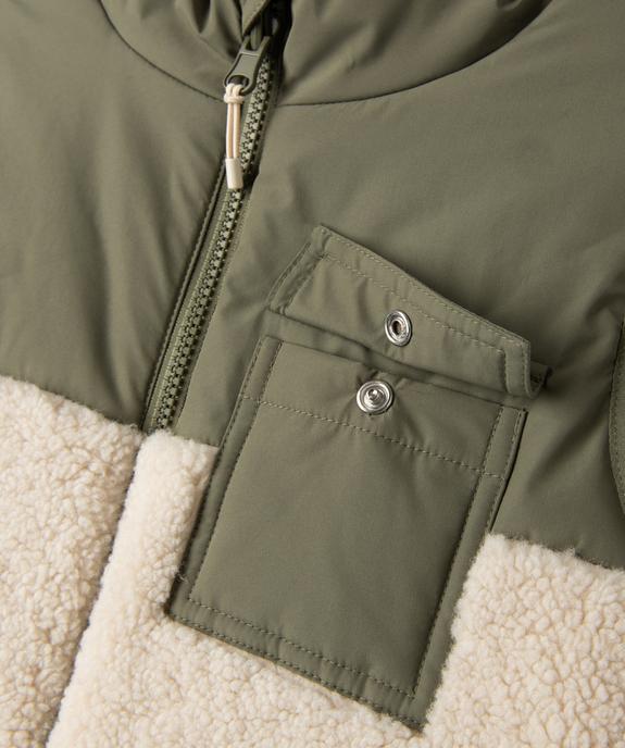 Blouson matelassé sans manche réversible garçon vue2 - GEMO 4G GARCON - GEMO