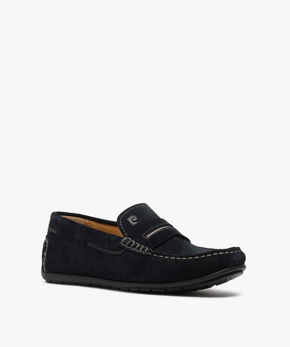Mocassins homme unis en cuir – Pierre Cardin vue2 - PIERRE CARDIN D - GEMO
