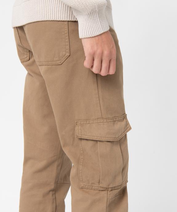 Jean homme avec poches à rabat sur les cuisses vue2 - GEMO (HOMME) - GEMO