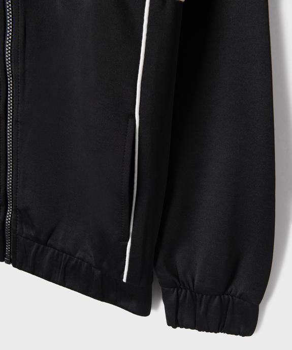 Sweat de sport à col montant en matière sport garçon vue3 - GEMO (JUNIOR) - GEMO