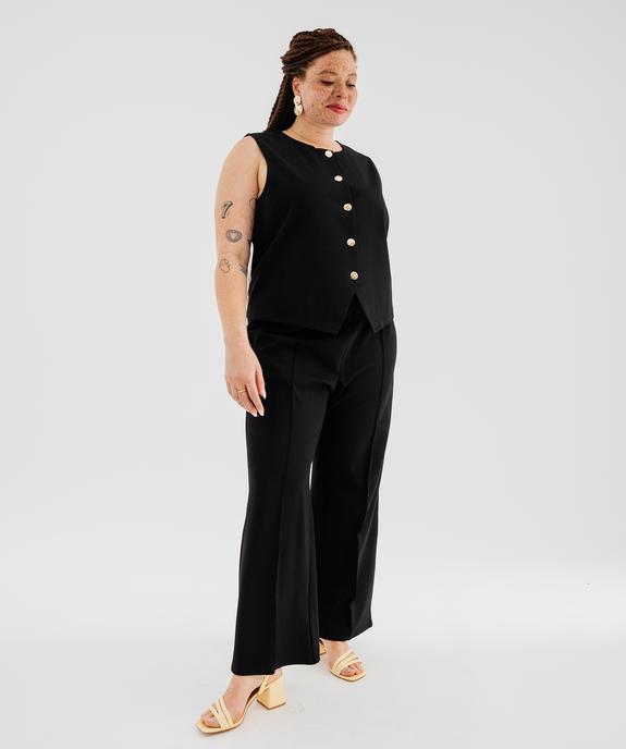 Veste sans manches à boutons bijoux femme grande taille vue5 - GEMO (G TAILLE) - GEMO