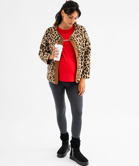 Legging de grossesse long uni vue7 - GEMO 4G MATERN - GEMO