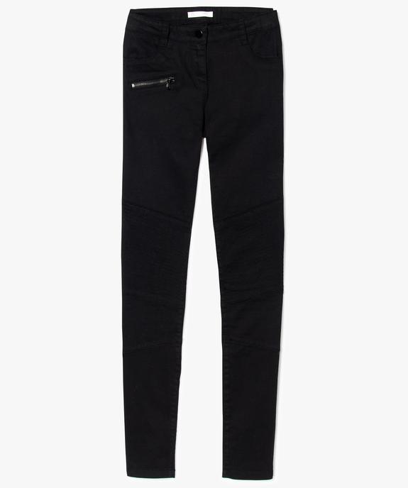 Pantalon slim style biker vue2 - GEMO (JUNIOR) - GEMO