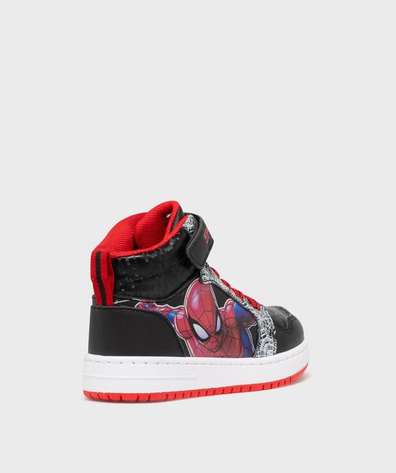 Baskets montantes Spiderman fermeture à scratch garçon - Marvel vue4 - SPIDERMAN - GEMO