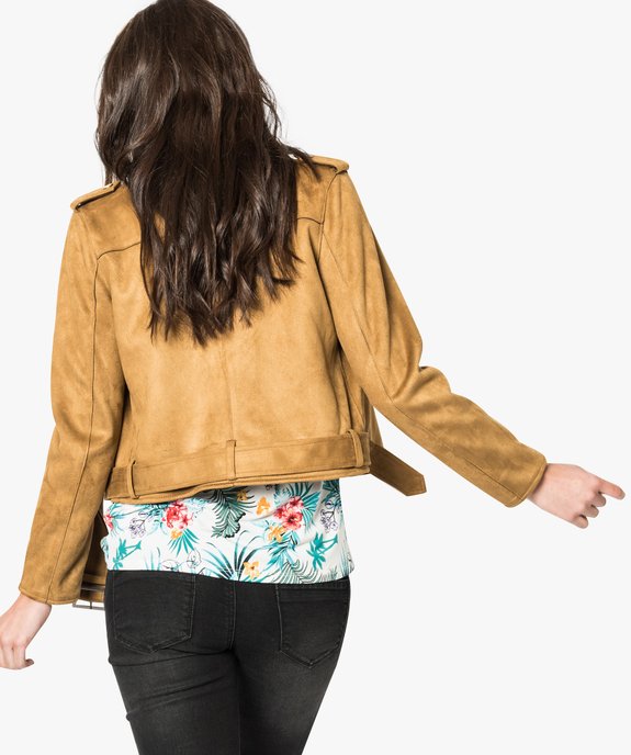 Veste en suédine vue3 - FOLLOW ME - GEMO