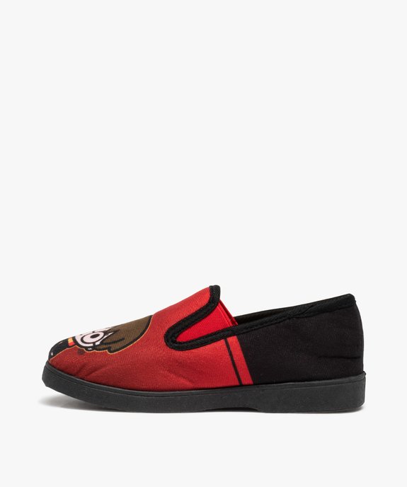 Chaussons garçon en velours ras imprimé – Harry Potter vue3 - HARRY POTTER - GEMO
