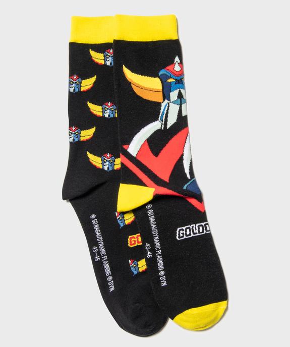 Chaussettes imprimées homme en boite cadeau (lot de 2) - Freegun x Goldorak - FREEGUN Chaussettes imprimées homme en boite cadeau (lot de 2) - Freegun x Goldorak vue2 - FREEGUN - GEMO