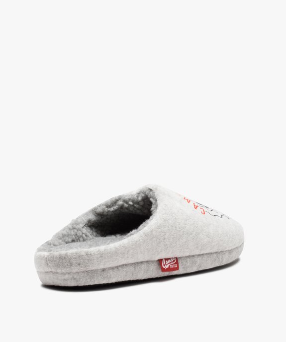 Chaussons garçon en velours doublés sherpa - Camps United vue4 - CAMPS UNITED - GEMO