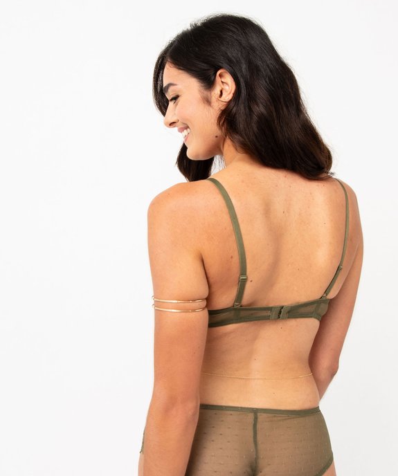 Soutien-gorge corbeille en dentelle à armatures vue3 - GEMO(HOMWR FEM) - GEMO